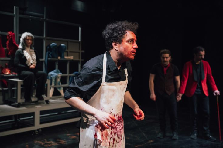 Ο Γιώργος Αντωνόπουλος ως Σάιλοκ στον «Έμπορο της Βενετίας»