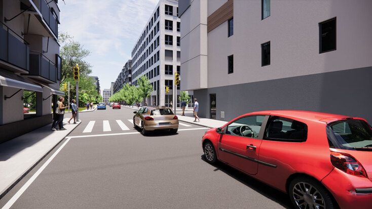 Η θέση του σηματοδότη  | Τρισδιάστατος σχεδιασμός: Χρήστος Σαραφέρας, αρχιτέκτων