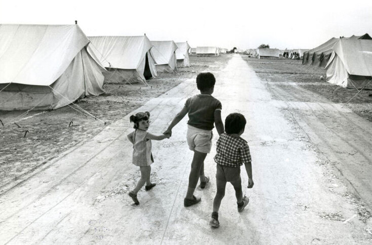 Κύπρος, 1974: Παιδιά Ελληνοκύπριων προσφύγων στον προσφυγικό καταυλισμό © UNHCR / Jean Mohr