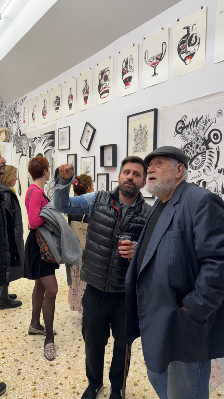 Μια ανοιχτή πόρτα στο Κουκάκι: Το open studio του Γιώργου Τζινούδη είναι η ζημιά του Απριλίου