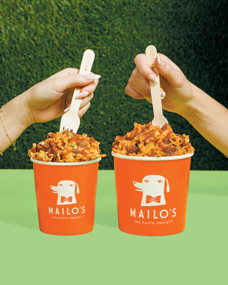 Mailo’s Veggie Pasta & Seafood Pastitsio