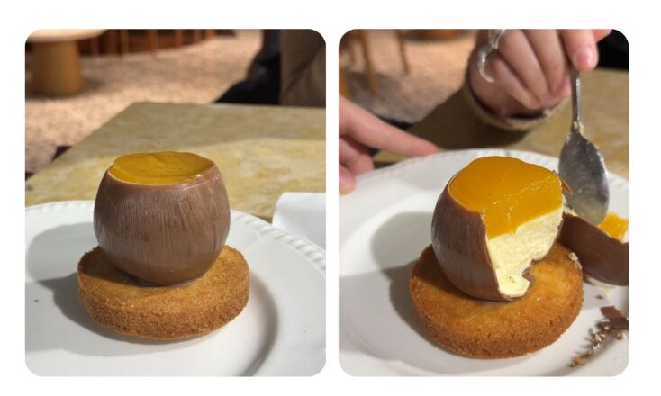 Ζαχαροπλαστείο Τόλης - Δοκιμάζοντας το γλυκό καρύδα 