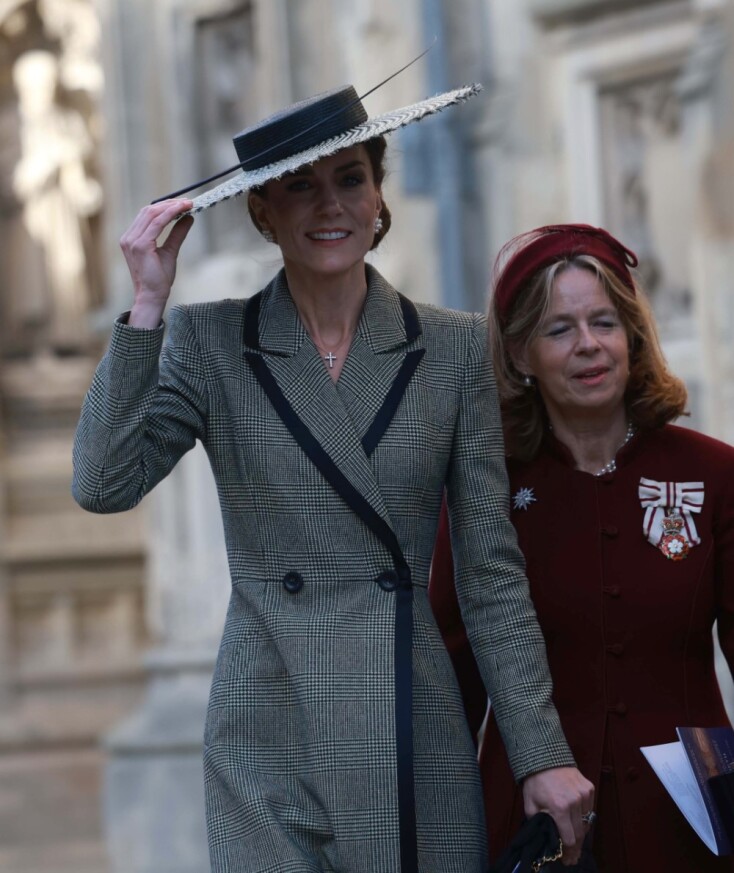 Η Κέιτ Μίντλετον στην ενθρόνιση της Σάρα Μουλάλι