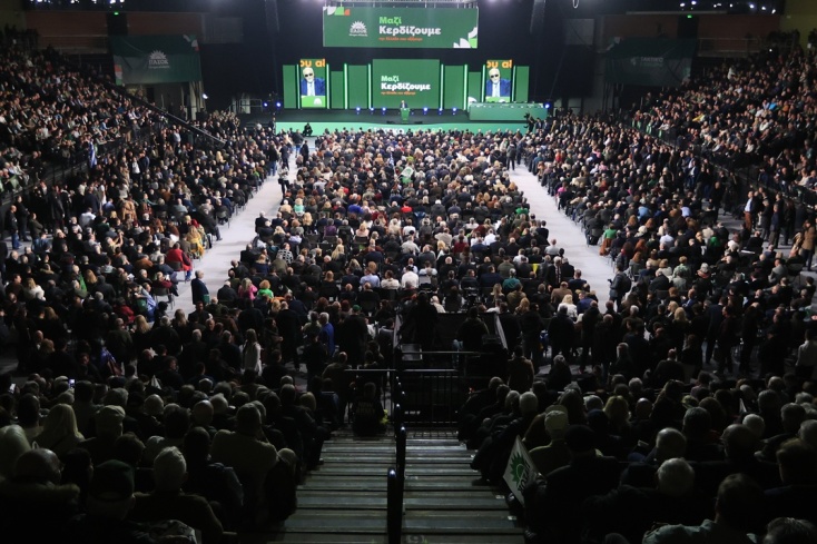 Στιγμιότυπο από το συνέδριο του ΠΑΣΟΚ