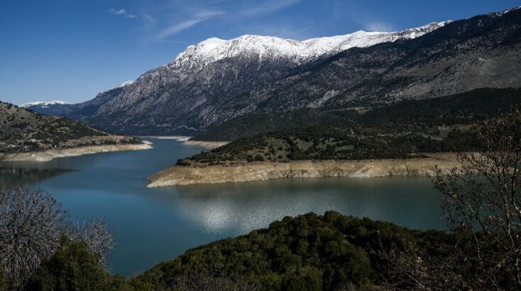 Λίμνη Μόρνου: Τριπλασιάστηκαν τα αποθέματα νερού
