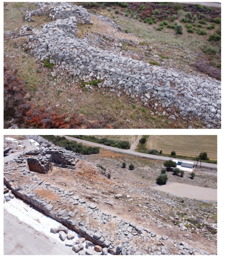 Το ΥΠΠΟ παρέδωσε τη Νότια Πύλη και μέρος του τείχους στον Γλα, αναδεικνύοντας το εμβληματικό μνημείο της Βοιωτίας ως ενιαίο επισκέψιμο αρχαιολογικό χώρο