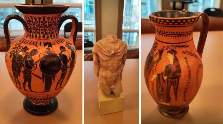 Πέντε πολύτιμες αρχαιότητες επιστρέφουν από το Σικάγο στην Ελλάδα, μετά από δωρεά της οικογένειας Γκρέι και συντονισμένες ενέργειες του υπουργείου Πολιτισμού.