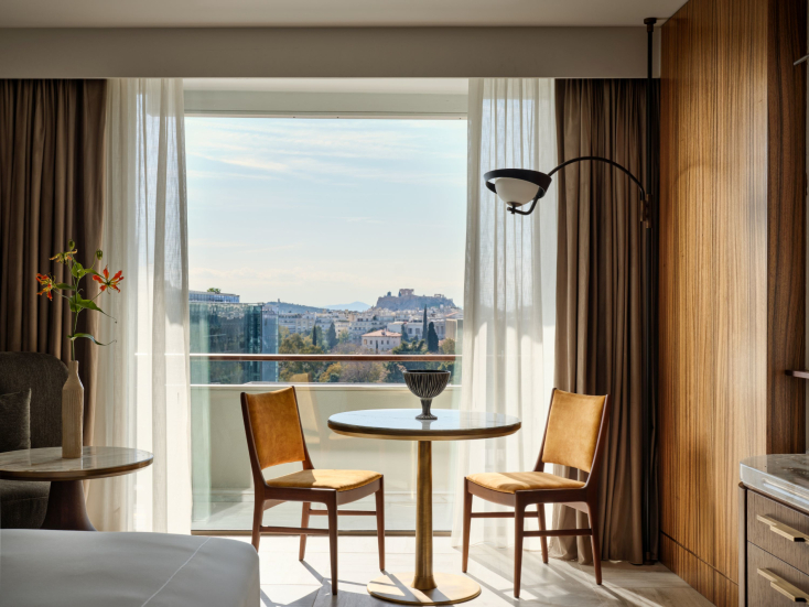 King Deluxe Room με θέα Ακρόπολη