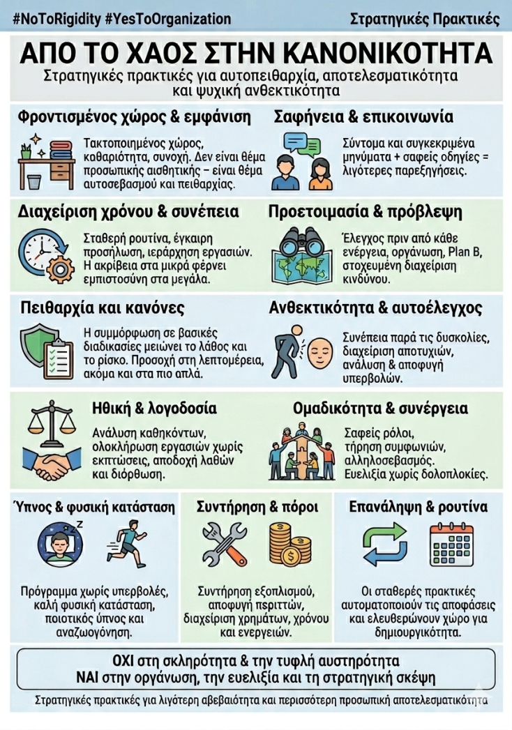 10+1 μαθήματα διαχείρισης της καθημερινότητας από τον… στρατό