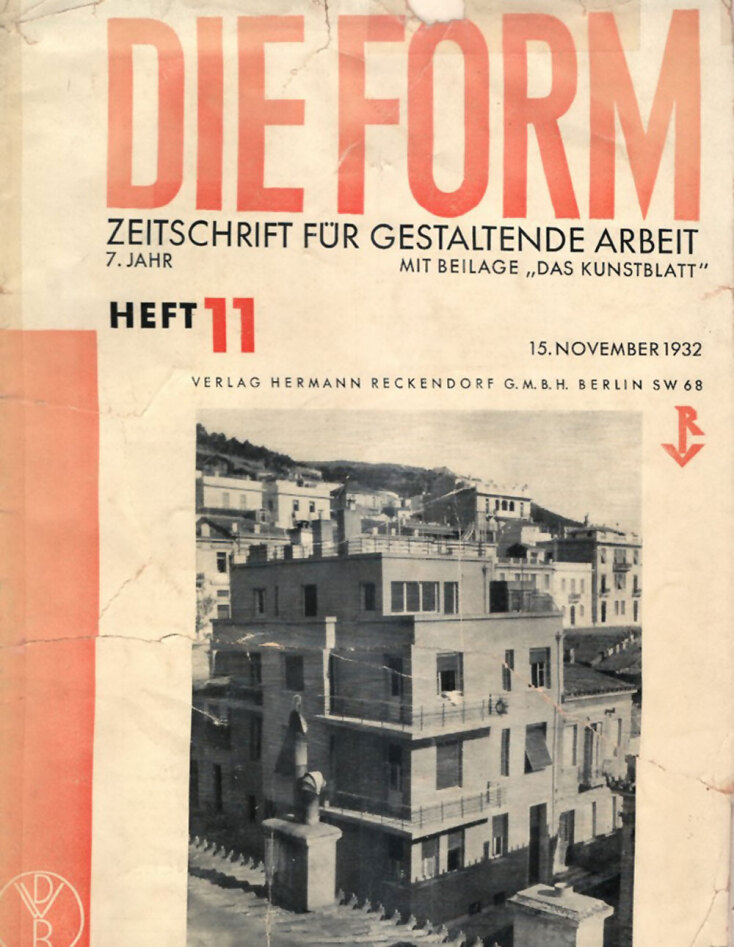 Η πολυκατοικία επιλέχθηκε να μπει στο εξώφυλλο του γερμανικού περιοδικού Die Form το 1932