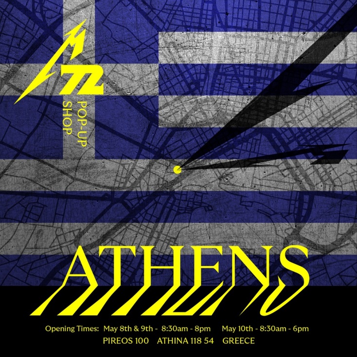 Metallica: Πού και πότε ανοίγει το Pop-Up Shop στην Αθήνα;