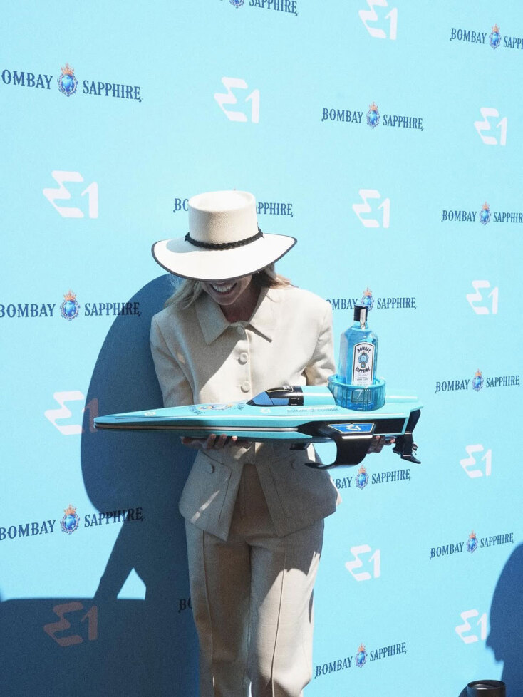 Η Βάσια Κωσταρά με το Bombay Sapphire στο Grand Prix 2026