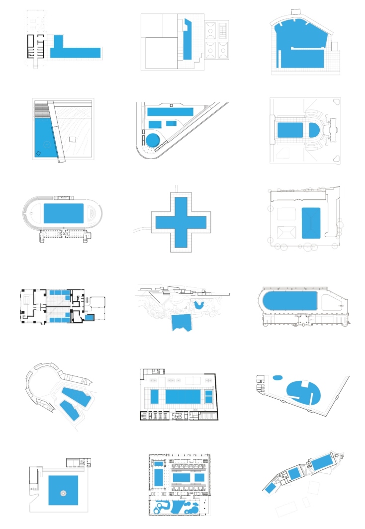 Global public pool atlas - Research by Harvard graduate school of design students in pool time studio run by Ryan Neiheiser και Χριστίνα Αργυρού