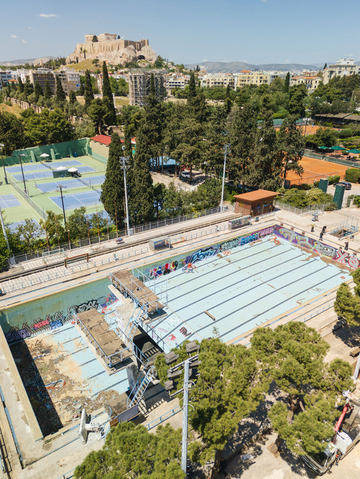 Έναρξη εργασιών στο Ολυμπιακό Κολυμβητήριο Αθηνών