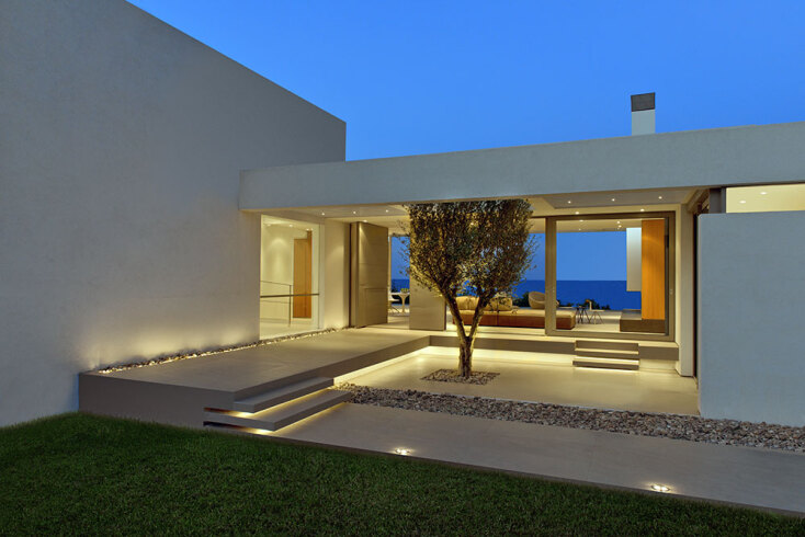Katerina Valsamaki Architects - Κατοικία στο Αμμούδι Ζακύνθου. Είσοδος
