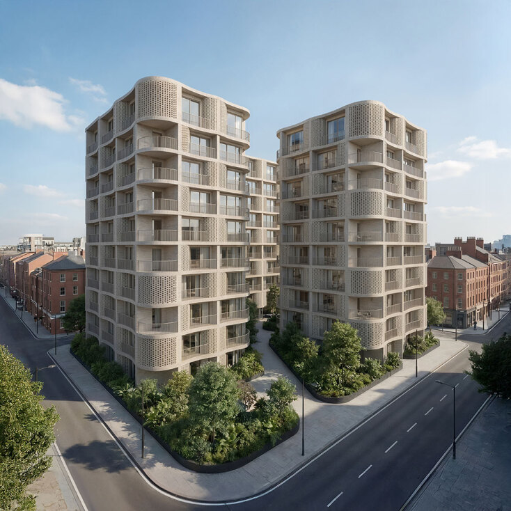 Ξενοδοχείο στη Βαρσοβία, Πολωνία ©  3d visualization: Potiropoulos+Partners