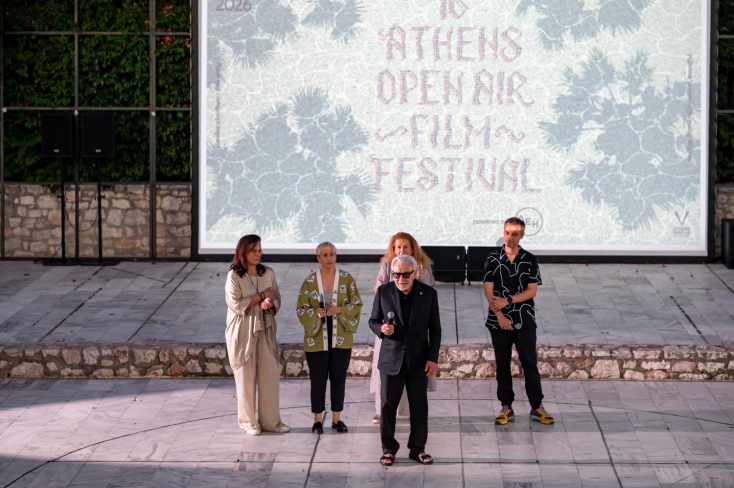 Ο Χάρβεϊ Καϊτέλ στην έναρξη του Athens Open Air Film Festival - Τίμησε τον Θόδωρο Αγγελόπουλο 32 χρόνια μετά την ταινία «Το Βλέμμα του Οδυσσέα».