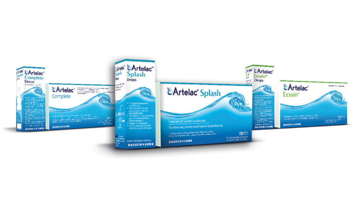 Η σειρά τεχνητών δακρύων Artelac από την Bausch + Lomb
