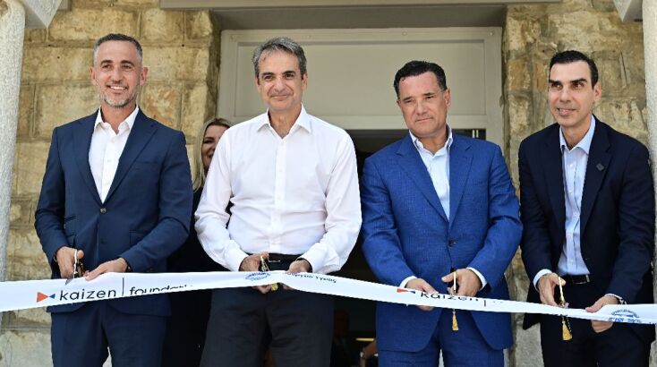 Μητσοτάκης στο Παίδων Πεντέλης