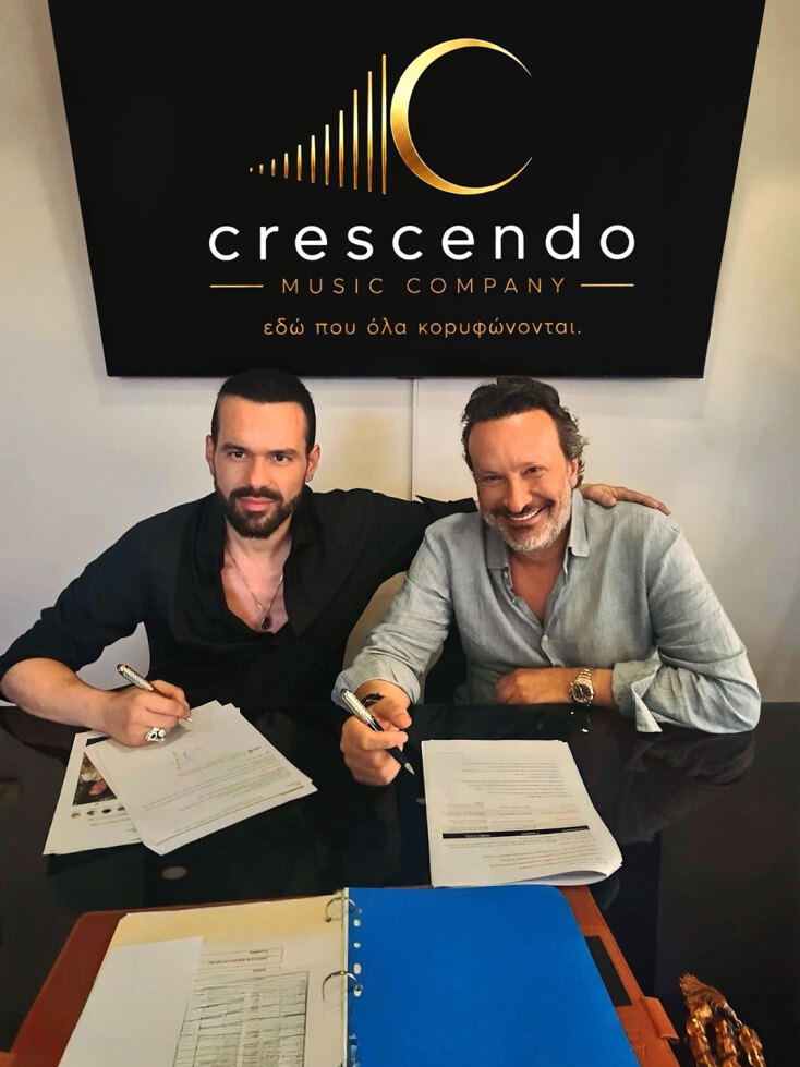 Ο Γιώργος Αρσενάκος, co-founder και CEO της Panik Entertainment Group, και ο Διονύσης Παναγιωτάκης, founder και CEO της DP Group