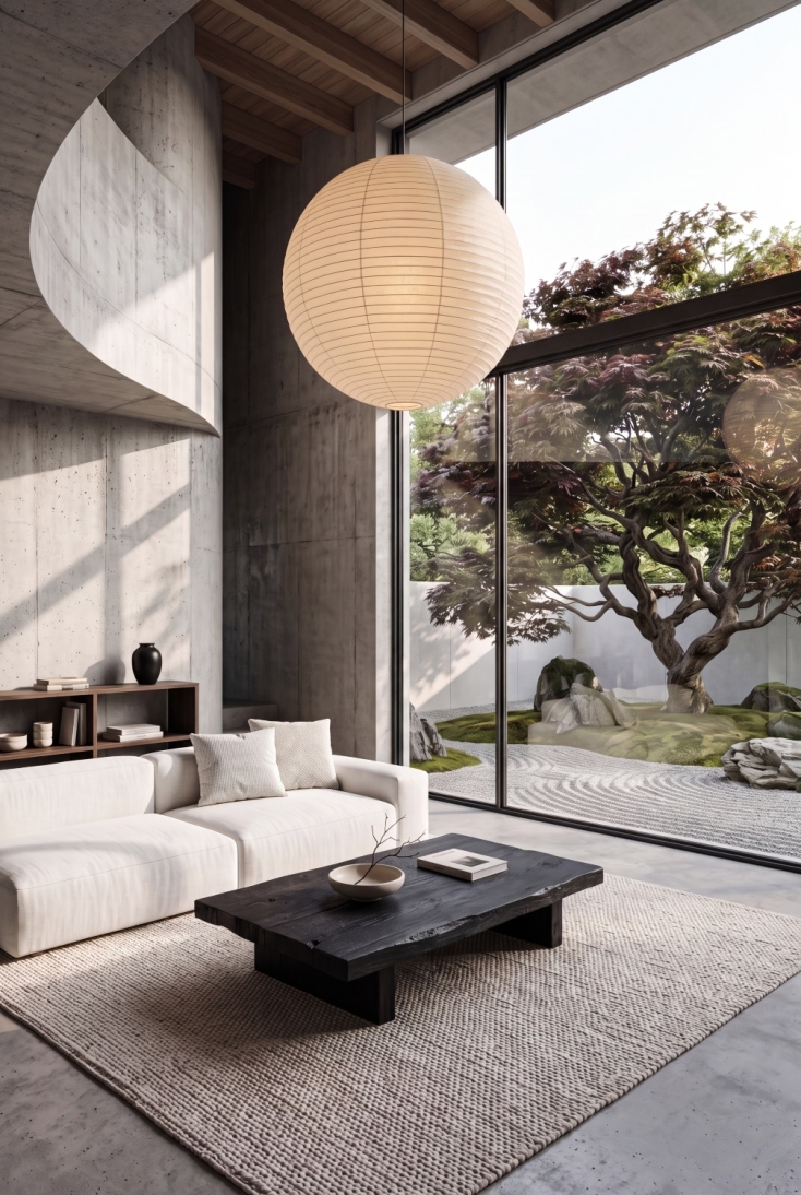 Japandi living room