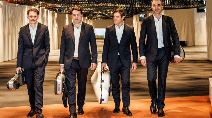  Quatuor Modigliani (The Modigliani Quartet).