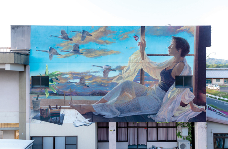 ATHENS STREET ART FESTIVAL, «Hagoromo Mural», Κιότο