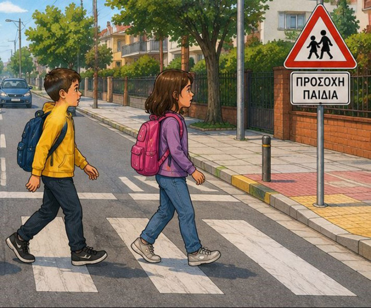 Ασφάλεια στον δρόμο για τα σχολεία