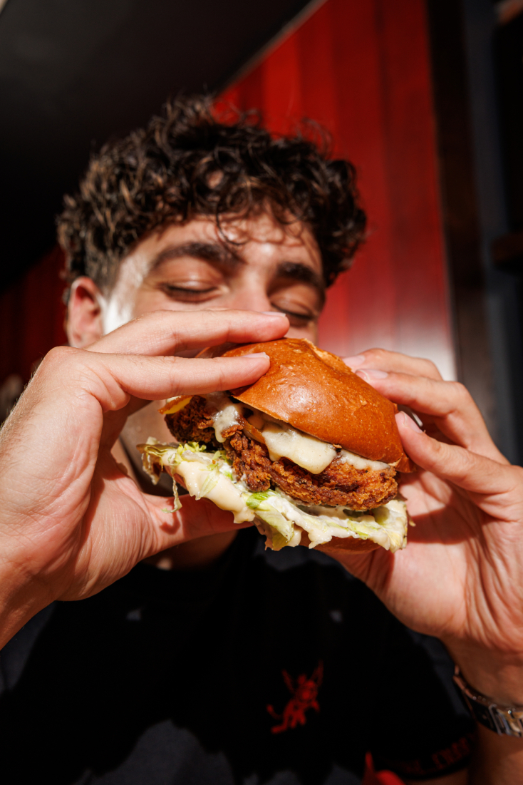 TGI Friday's burger