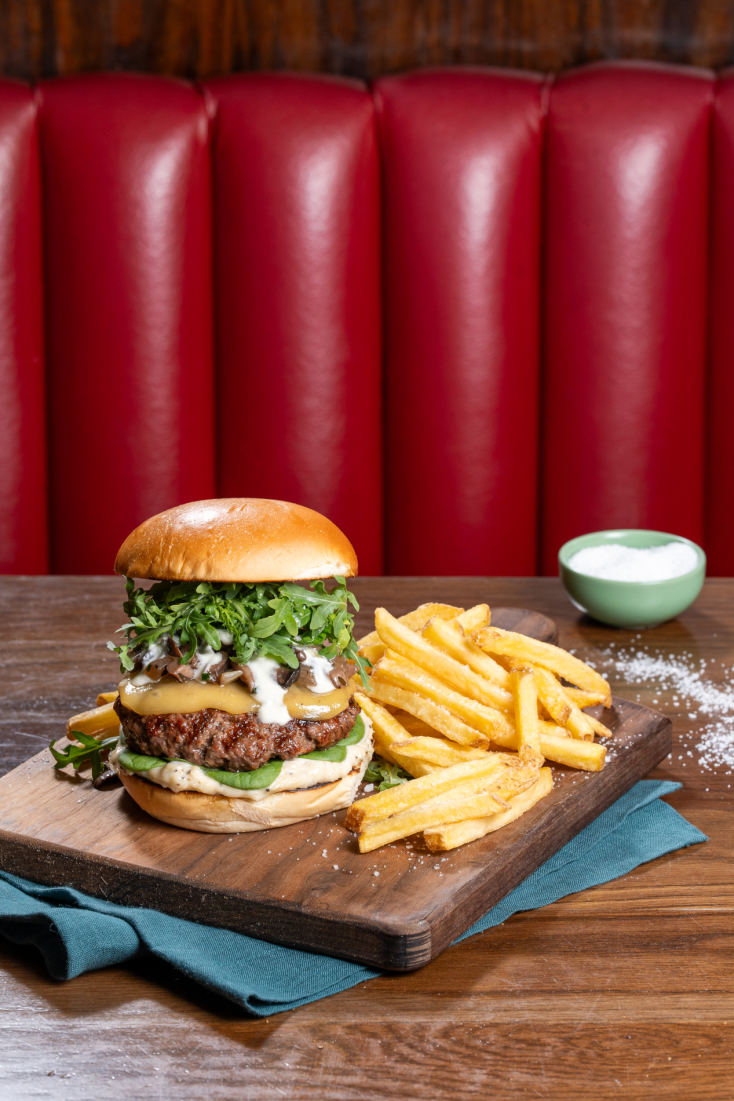 TGI Friday's burger