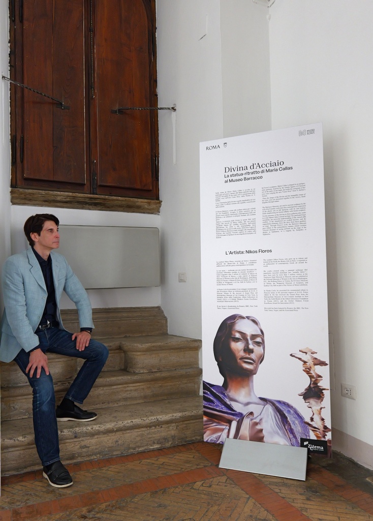 Στη Ρώμη η «Divina d’Acciaio, Η Θεά από Ατσάλι» του Νίκου Φλώρου 