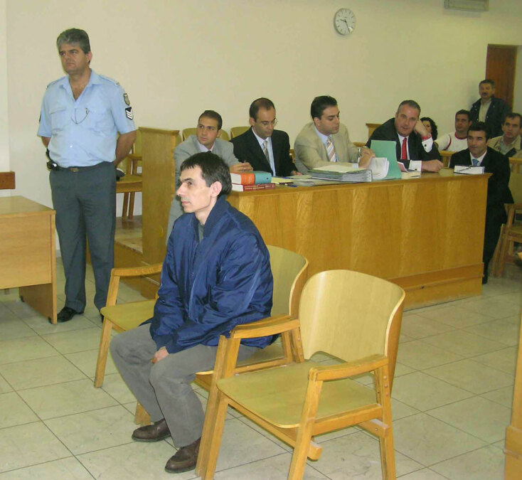 Από τη δίκη του Χρήστου Βουλγαράκη στο Καρπενήσι