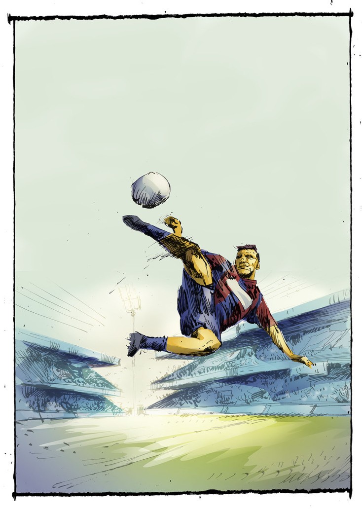 Σκίτσο του Βασίλη Γκογκτζιλά, εμπνευσμένο από την εκπομπή «Βίλατζ Λιμπερταδόρες»