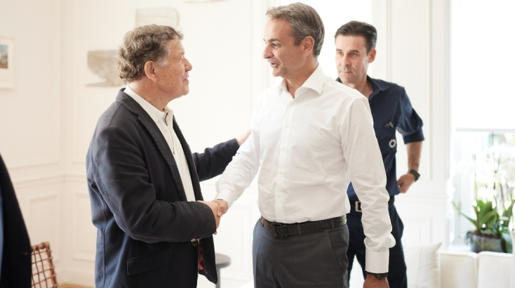 Κυριάκος Μητσοτάκης και Ότο Ρεχάγκελ