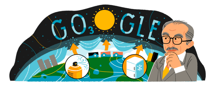 Mario Molina στο Google Doodle
