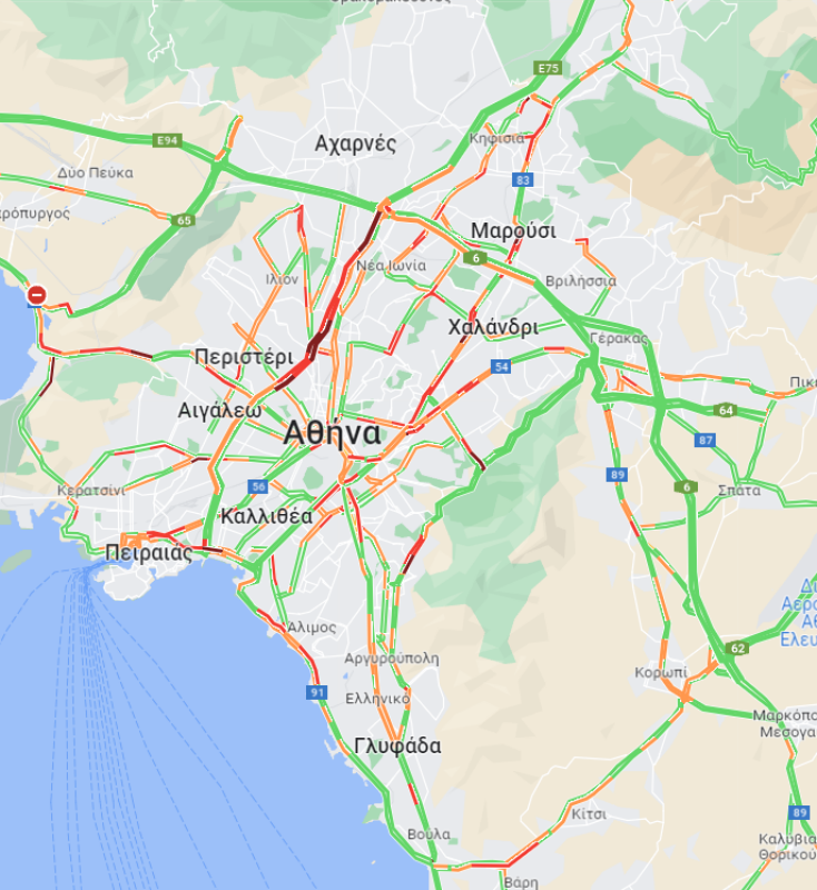 Ποιοι δρόμοι αντιμετωπίζουν τα μεγαλύτερα προβλήματα αυτή την ώρα