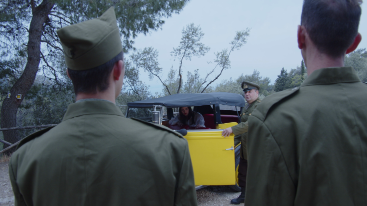 Σκηνή από τα γυρίσματα του ντοκιμαντέρ 