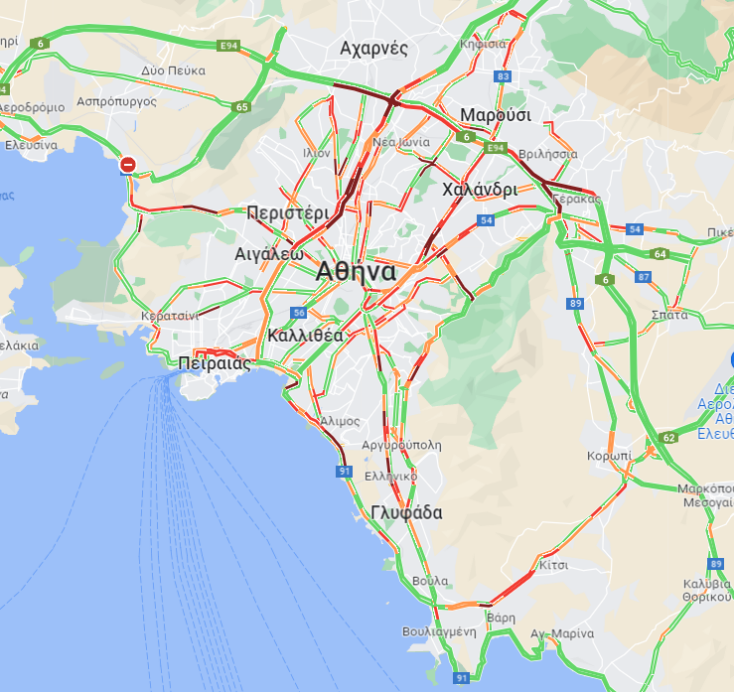 «Πηγμένοι» Κηφισός, Πέτρου Ράλλη και Βουλιαγμένης