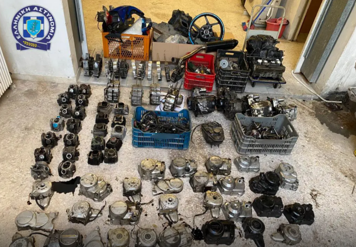 Eξαρθρώθηκε εγκληματική ομάδα-συμμορία, τα μέλη της οποίας διέπρατταν κλοπές μοτοσικλετών