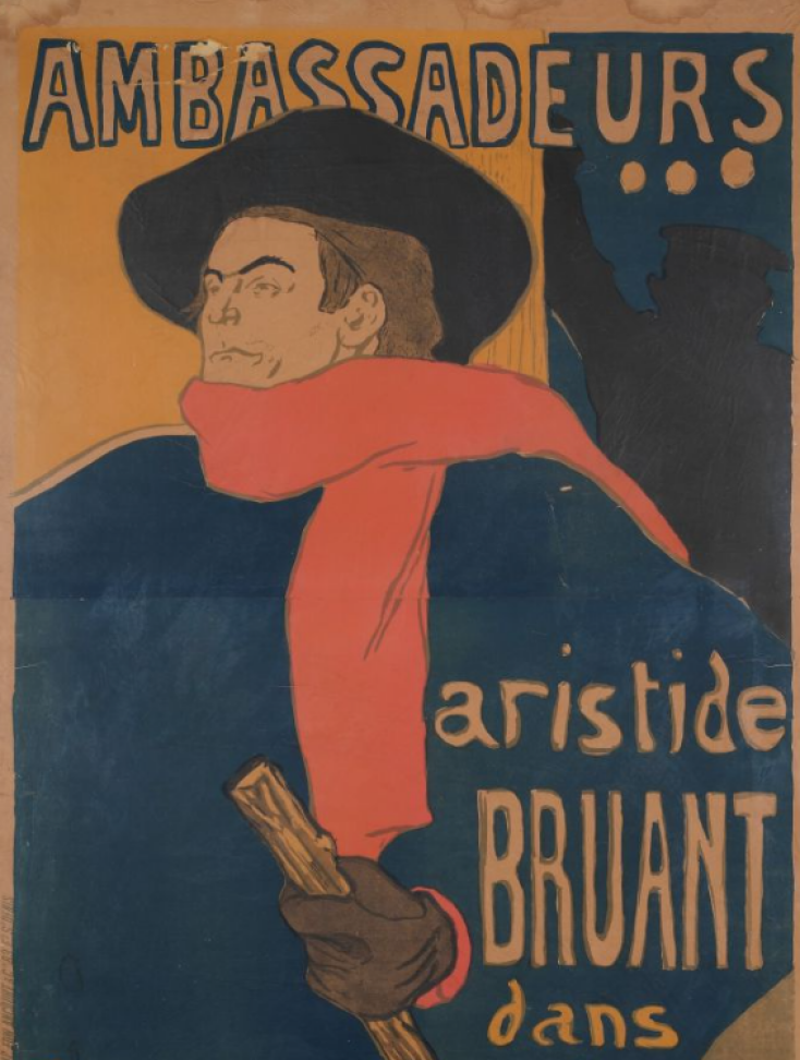 Ambassadors. Aristide Bruant in his cabaret