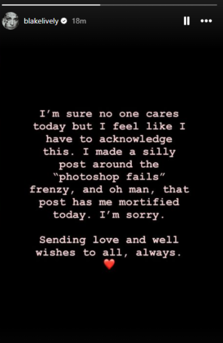 Η Λάιβλι απολογείται για το ατυχές της σχόλιο για την Κέιτ