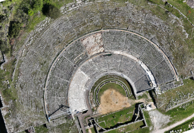 Το αποκατεστημένο αρχαίο θέατρο της Δωδώνης