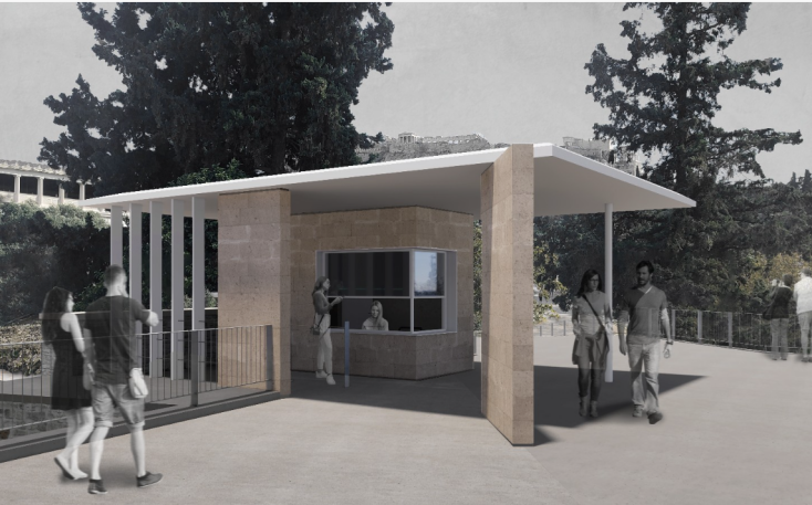 Πώς θα είναι η όψη των εκδοτηρίων μετά το λίφτινγκ στον αρχαιολογικό χώρο της Αρχαίας Αγοράς