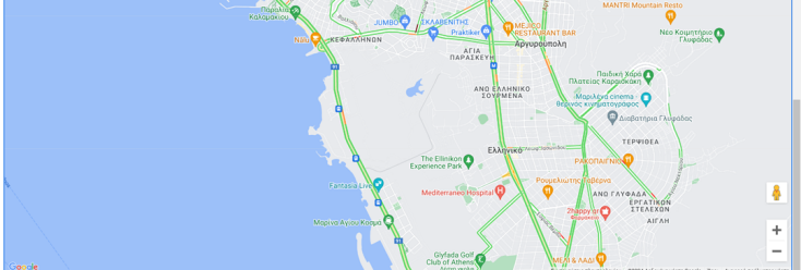 Μποτιλιάρισμα χιλιομέτρων στην παραλιακή μετά από τροχαίο - Ανετράπη ΙΧ