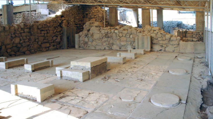 Άποψη του Μεγάρου Βασιλέως 