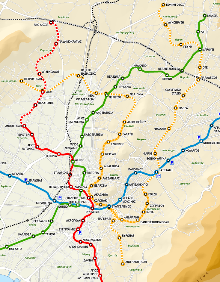 Σε εξέλιξη οι μελέτες για την επέκταση του Μετρό προς Ελληνικό και Γλυφάδα - Προχωρούν τα έργα της γραμμής 4 και σχεδιάζονται νέες συνδέσεις.