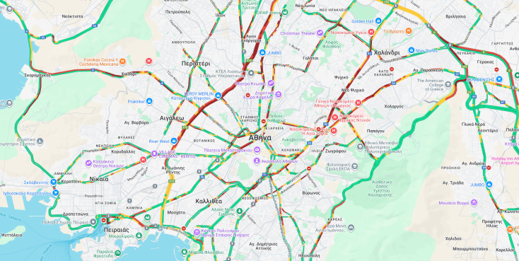 Ο χάρτης με τα κόκκινα σημεία