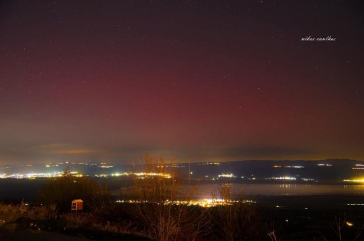 Βόρειο Σέλας στον Χορτιάτη