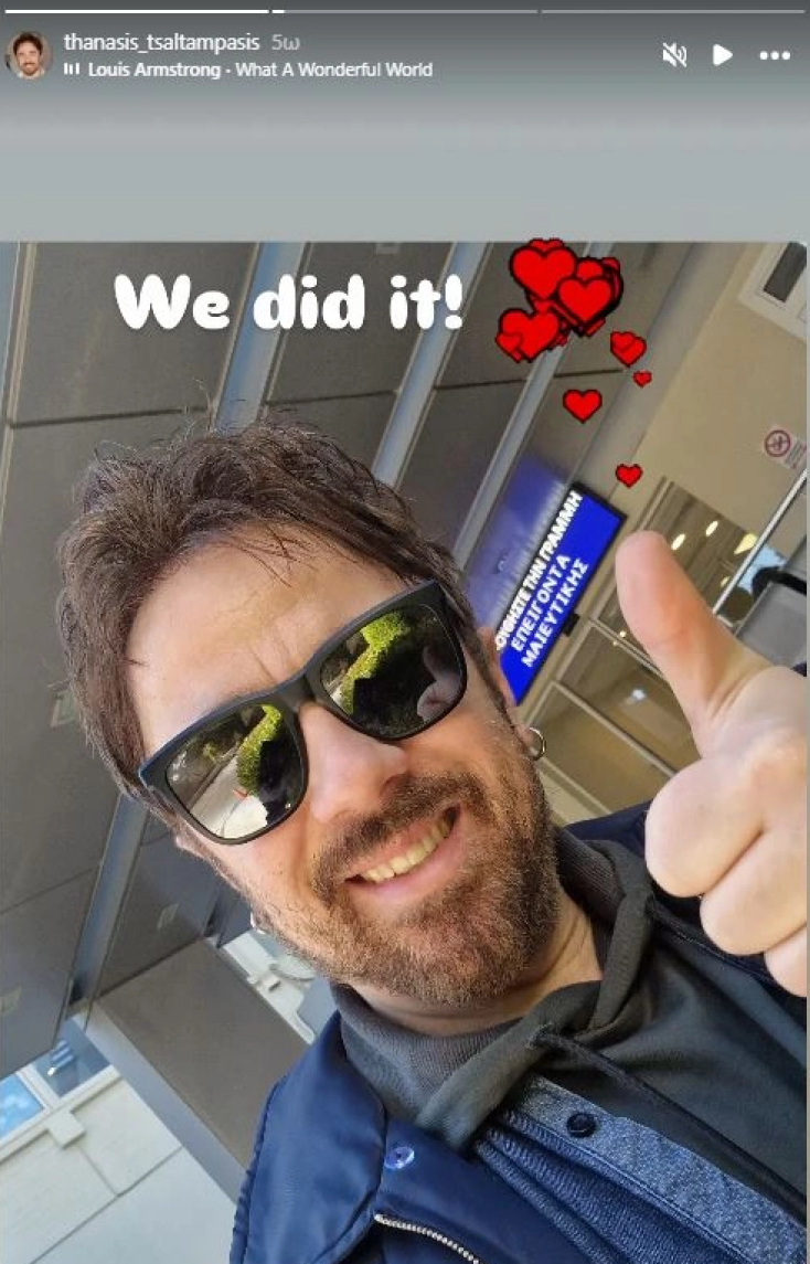 Ξανά πατέρας ο Τσαλταμπάσης