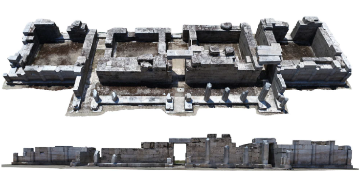 Το προσκήνιο του αρχαίου θεάτρου Λάρισας